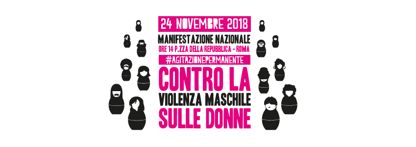 24 Novembre: Manifestazione Nonunadimeno contro la violenza maschile sulle donne