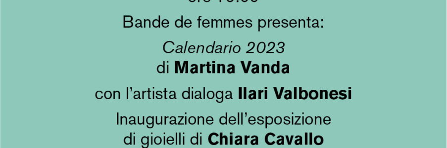Presentazione del Calendario 2023 di Martina Vanda