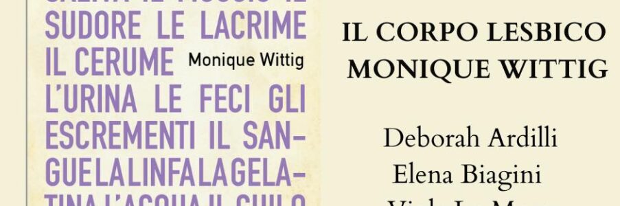 Presentazione de Il corpo lesbico