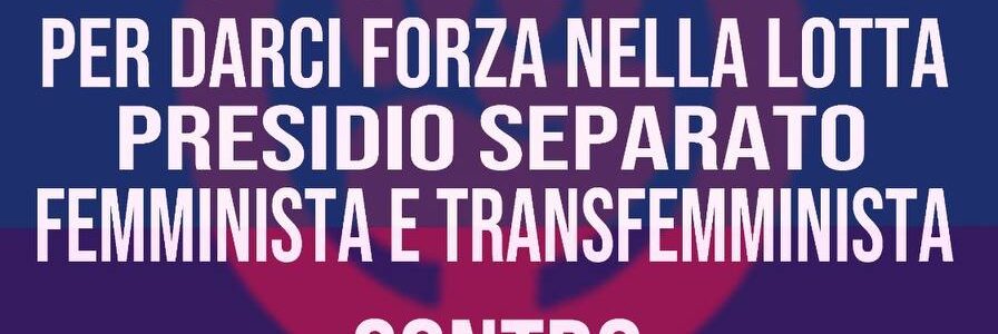 Per Giorgiana per noi, presidio separato femminista e transfemminista