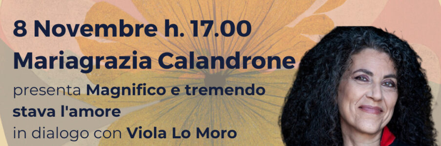 Mariagrazia Calandrone alla Biblioteca di Manziana