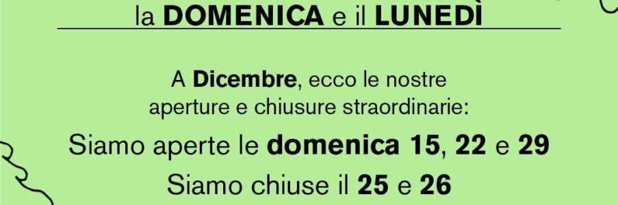 Orari dicembre