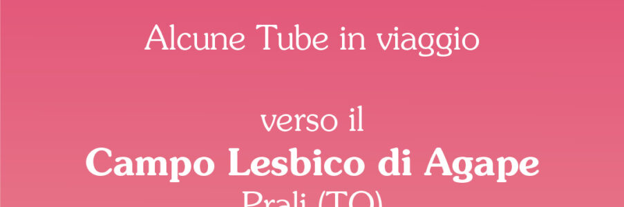 Dal 3 al 6 aprile ci trovate al Campo Lesbico di Agape (TO)