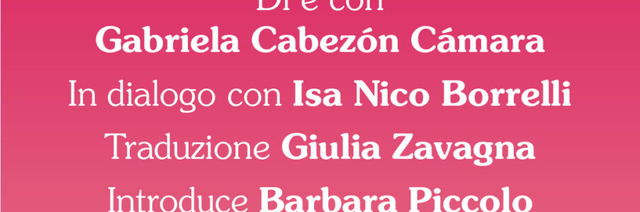 Presentazione Le bambine dell’aranceto di e con Gabriela Cabezòn Càmara